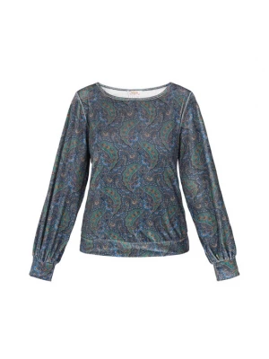 Foto van product usha FESTIVAL Blouse saffier / cyaan blauw / lichtblauw / pueblo