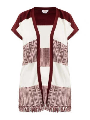 Foto van product usha FESTIVAL Bodywarmer bordeaux / wit