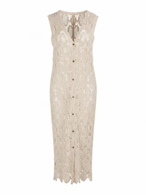 Foto van product usha FESTIVAL Gebreide jurk 'Nature Women' beige