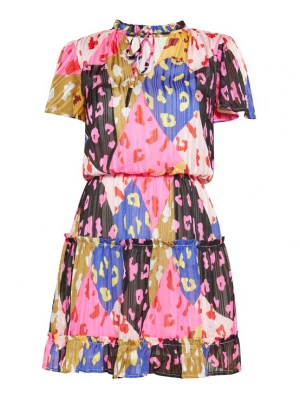 Foto van product usha FESTIVAL Jurk blauw / goud / rosa / zwart