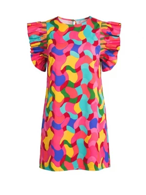 Foto van product usha FESTIVAL Jurk gemengde kleuren