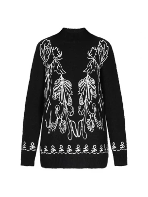Foto van product usha FESTIVAL Oversized trui zwart / wit
