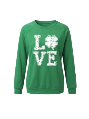 Foto van product usha FESTIVAL Sweatshirt groen / wit