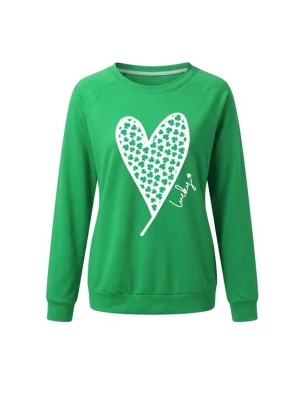 Foto van product usha FESTIVAL Sweatshirt groen / wit