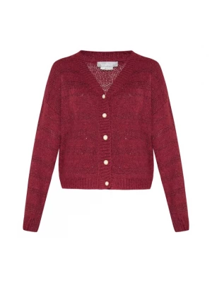 Foto van product Usha Gebreid vest bourgogne