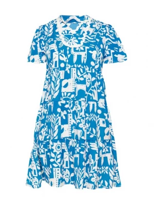 Foto van product FELIPA Jurk 'Spring Summer' blauw / wit