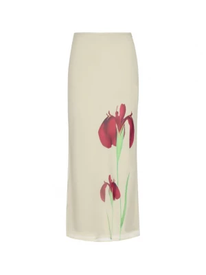 Foto van product Usha Rok ecru / groen / donkerrood