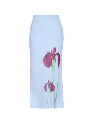 Foto van product Usha Rok lichtblauw / groen / rood