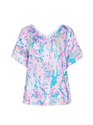 Foto van product Usha Shirt 'Fashion Look' blauw / lichtblauw / lichtgroen / lichtroze