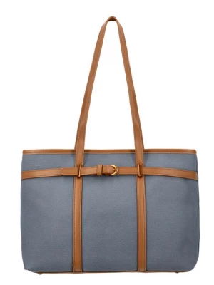 Foto van product Usha Shopper blauw / cognac