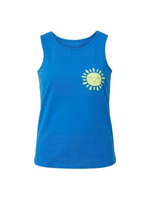 Foto van product Usha Top blauw / lichtgroen