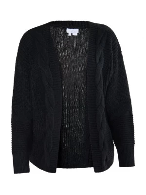 Foto van product usha WHITE LABEL Gebreid vest 'Vanne' zwart