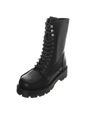 Foto van product Vagabond Veterlaarzen 'Womens Cosmo 2.0 Cow Leather Black Boots Low Heel Chunky' zwart