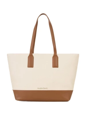 Foto van product VALENTINO Shopper 'Valentino Sac Cabas Atena Marron Femme Naturale / Cuoio' bruin