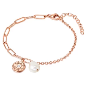 Foto van product Valero Pearls Armband rose-goud / parelwit