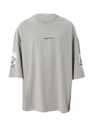 Foto van product VAMOS CLO Shirt azuur / lichtgrijs / zwart / wit