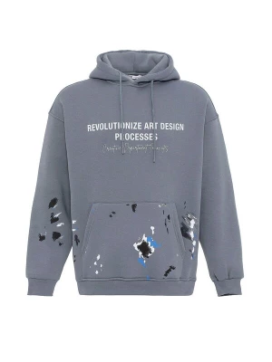 Foto van product VAMOS CLO Sweatshirt blauw / basaltgrijs / zwart / wit