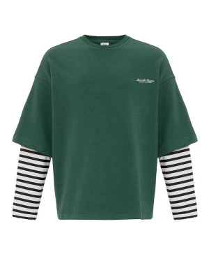 Foto van product VAMOS CLO Sweatshirt groen / zwart / wit