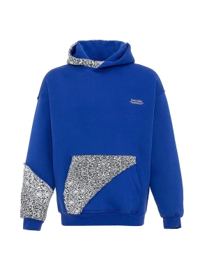Foto van product VAMOS CLO Sweatshirt kobaltblauw / zwart / wit