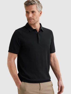 Foto van product VANGUARD Shirt 'Polo shirt in cotton / modal with mouliné effect' donkerblauw