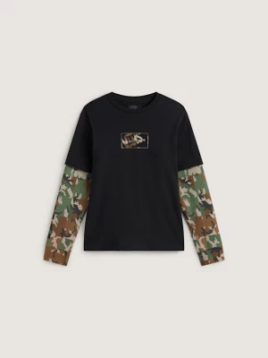 Foto van product Vans - Camo Twofer Tee voor kinderenunisex, Zwart