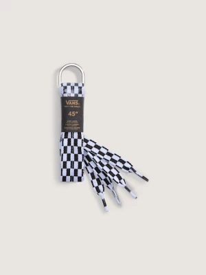 Foto van product Vans - Checkerboard Vans Brede Schoenveters, Man, Zwart, Grootte: L - (137 cm)
