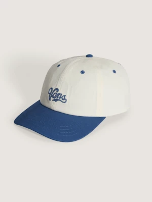 Foto van product Vans - Lefty Script Curved Bill Jockey True Navy, Man, Wit, Grootte: Een maat