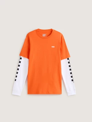 Foto van product Vans - LONG CHECK TWOFER Tee (8-14 jaar)unisex, Oranje