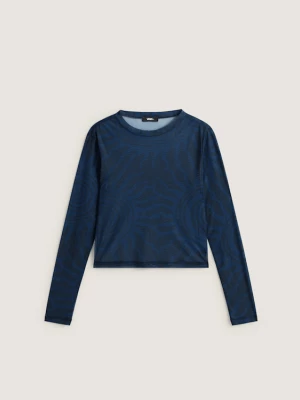 Foto van product Vans - Ludlow Mesh top met lange mouwen, Vrouw, Blauw