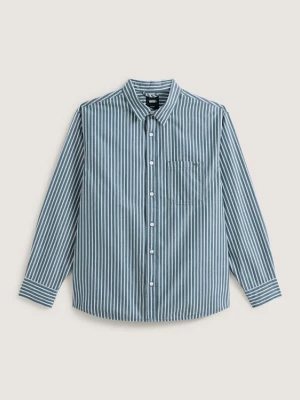 Foto van product Vans - Premium Dobby Stripe Overhemd met lange mouwen, Man, Groen