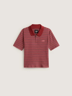Foto van product Vans - Priscilla Stripe Poloshirt, Vrouw, Rood