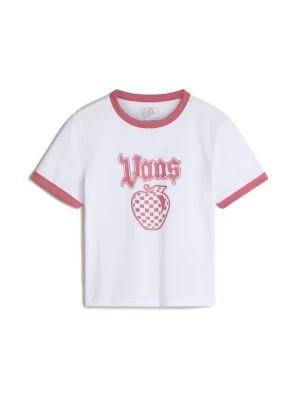 Foto van product VANS Shirt 'Apple Boom Ringer' kersrood / wit