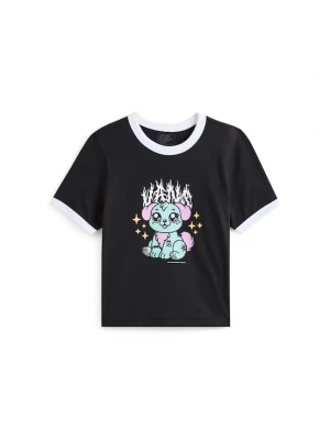 Foto van product VANS Shirt 'Puppy Ringer' mintgroen / rosa / zwart / wit