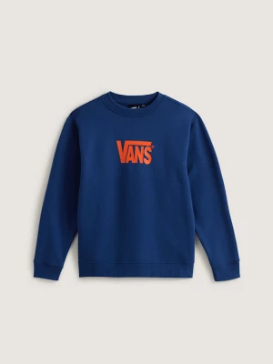 Foto van product Vans - Stretch Crew Sweater met logo voor kinderen (8-14 jaar)unisex, Blauw