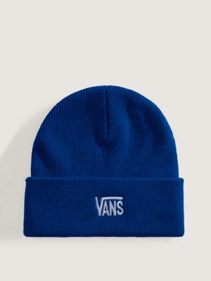 Foto van product Vans - Stretch Logo Tall Cuff Beanie classic blueunisex, Blauw, Grootte: Een maat