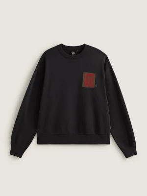 Foto van product Vans - Stretch Stack Crackle Crew Sweatshirt, Man, Zwart