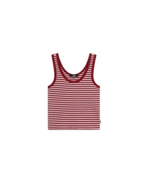 Foto van product VANS Top bourgogne / wit