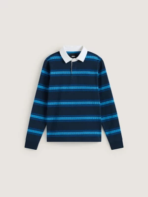 Foto van product Vans - V Rugbyshirt met lange mouwen voor kinderen (8-14 jaar)unisex, Blauw