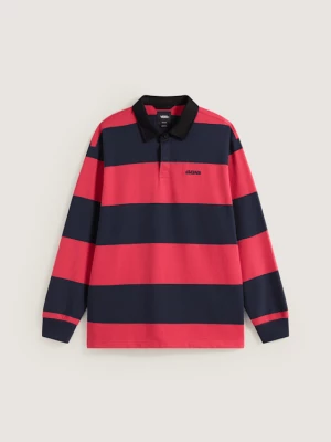 Foto van product Vans - Ward Stripe Rugby Knit Polo, Man, Rood