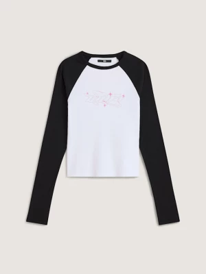 Foto van product Vans - Y2K Star Raglan Tee met lange mouwen, Vrouw, Zwart