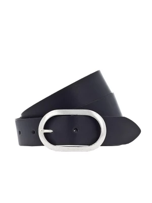 Foto van product VANZETTI Riem 'Oval 3cm' zwart / zilver
