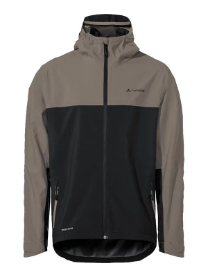 Foto van product VAUDE Outdoorjas 'Moab' chocoladebruin / zwart / wit