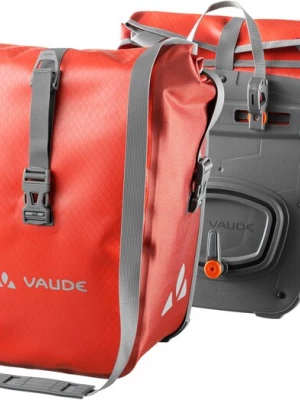 Foto van product VAUDE Sporttas 'Aqua Front' grijs / rood