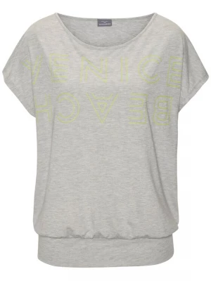 Foto van product VENICE BEACH Shirt grijs gemêleerd / lichtgroen