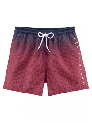 Foto van product VENICE BEACH Zwemshorts 'Venice Beach' navy / rood / wit
