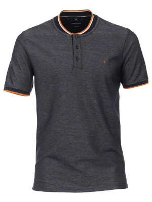 Foto van product VENTI Shirt blauw gemêleerd / oranje / wit
