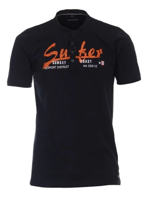 Foto van product VENTI Shirt nachtblauw / oranje / wit