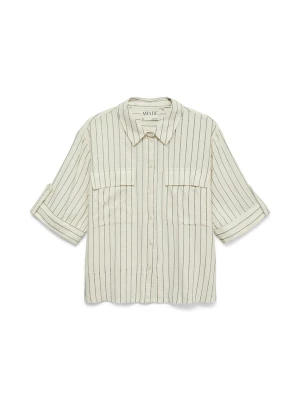 Foto van product VERO MODA Blouse 'AWRYDER FABIANA' donkergrijs / wit