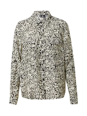 Foto van product VERO MODA Blouse 'JOSIE' beige / zwart