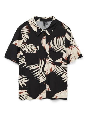 Foto van product VERO MODA Blouse 'VMEASY JOY' lichtbeige / bruin / zwart